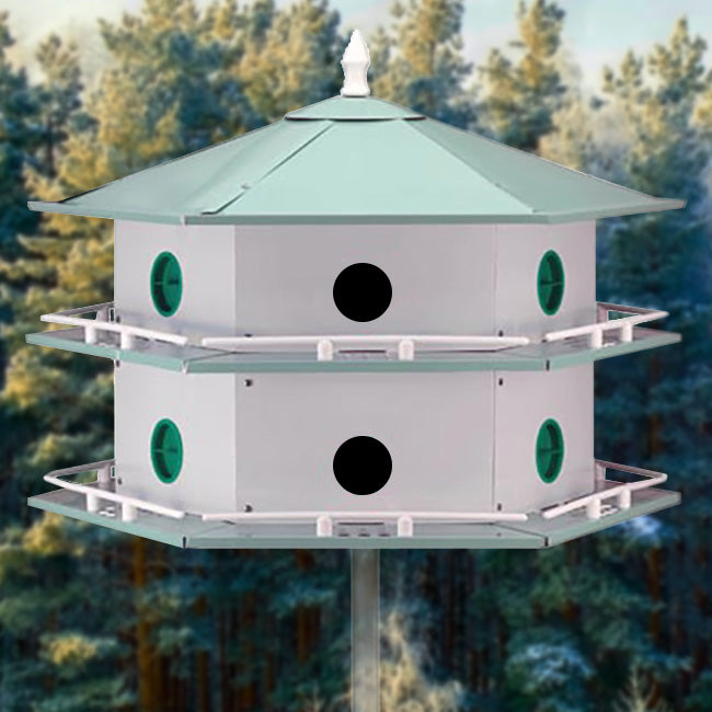 Heath Aluminum 12-Room Deluxe Martin House – Wild Bird Store Online