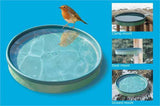 Heated Bird Bath w/Deck Mount Green/Light Green