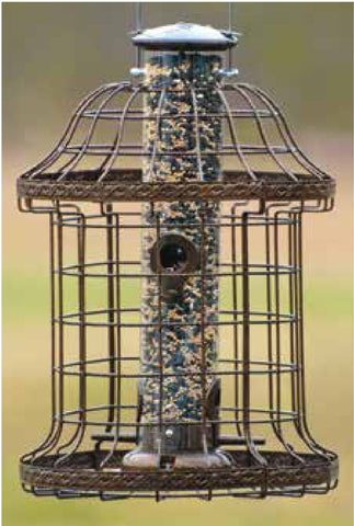 Woodlink Designer Caged Tube Bird Feeder