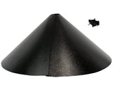 Audubon Wrap-Around Squirrel Baffle, Black, 17.375" dia.