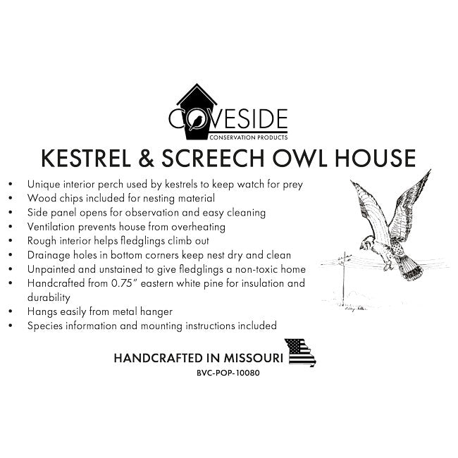 Coveside Kestrel & Screech House