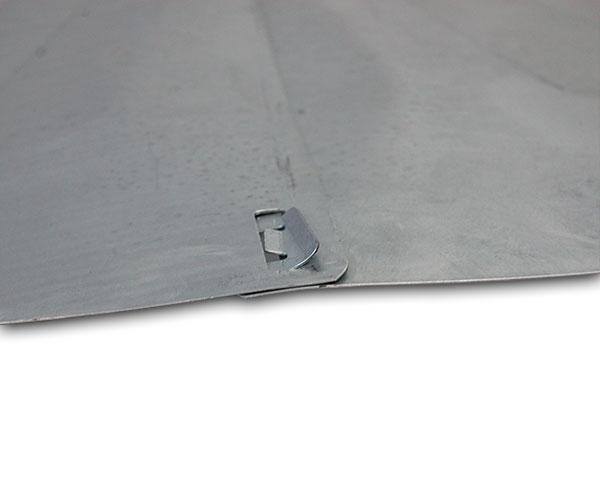 4x4 Post Mounted Squirrel Baffle, Galvanized, 23.25" dia.