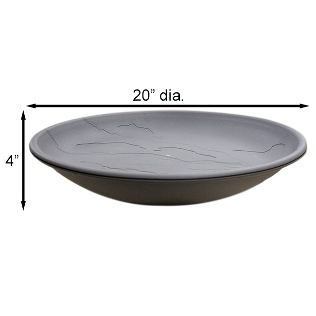 NEW!! Wild Bird Lover's Heated Bird Bath w/Deck Rail Brackets, 20"