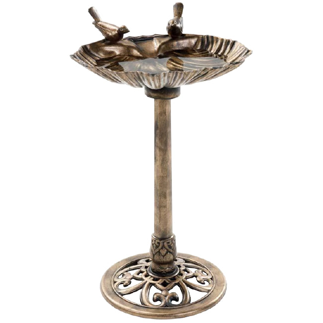 Pompeii Bird Bath, Bronze Colored