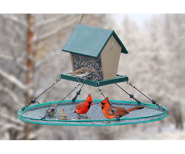 The Seed Hoop - Seed Catcher and Platform Bird Feeder