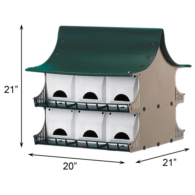 S&K 2-Pack Bundle; Purple Martin House - 24 Rooms