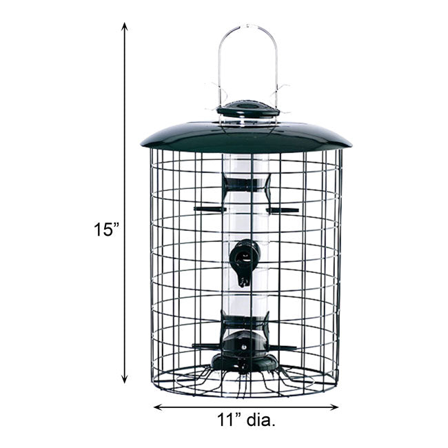 Woodlink Caged Seed Tube Bird Feeder