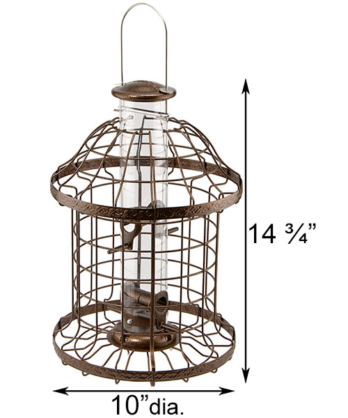 Woodlink Designer Caged Tube Bird Feeder