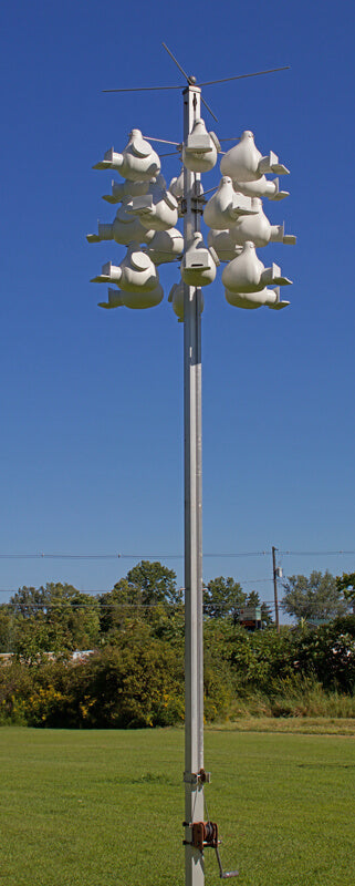 Ultimate Deluxe K-18 Gourd Rack System w/ 16 ft., 3"sqr Pole, Winch, Stainless Steel