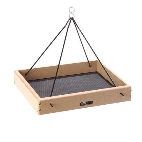 Birds Choice Recycled Hanging Tray Feeder
