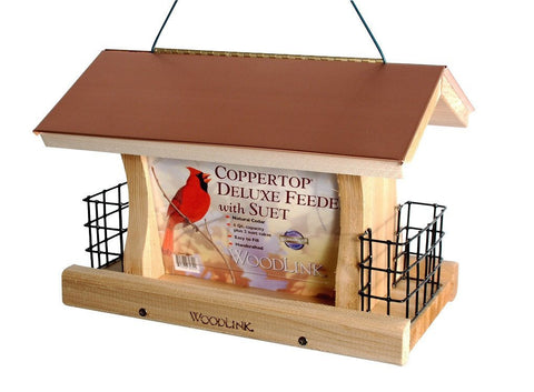 Woodlink Coppertop Ranch Feeder with Suet Cages