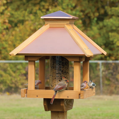 Woodlink Coppertop® Wood Gazebo Feeder