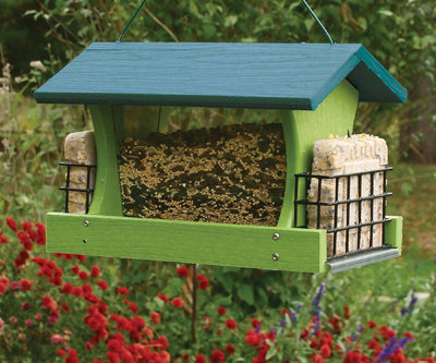 Woodlink Recycled Large Seed and Suet Feeder