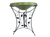 Heated Birdbath Ivy Pedestal