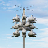 Purple Martin Deluxe Gourd Rack System with 18 Troyer Gourds