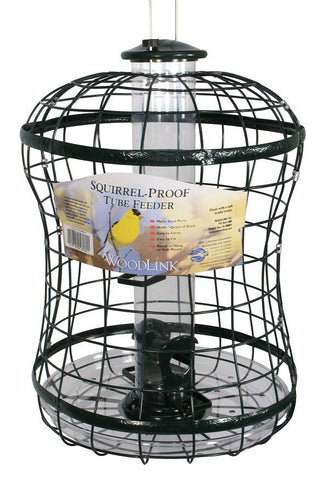 Woodlink Caged Tube Bird Feeder