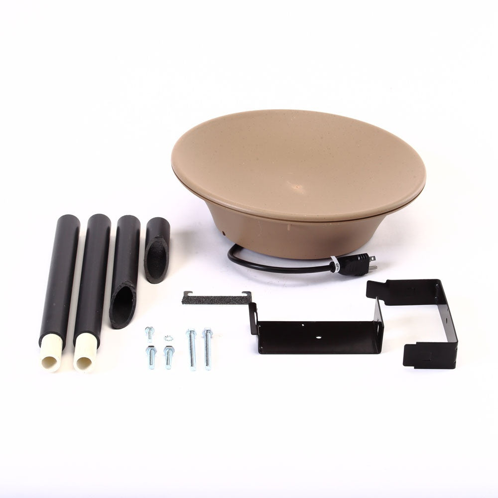 API 14 in. Heated Bird Bath Deck or Pole Mount