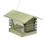 Birds Choice GREEN SOLUTIONS HOPPER FEEDER WITH SUETS - 3 QUART