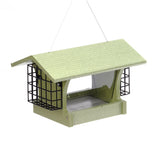 Birds Choice GREEN SOLUTIONS HOPPER FEEDER WITH SUETS - 3 QUART