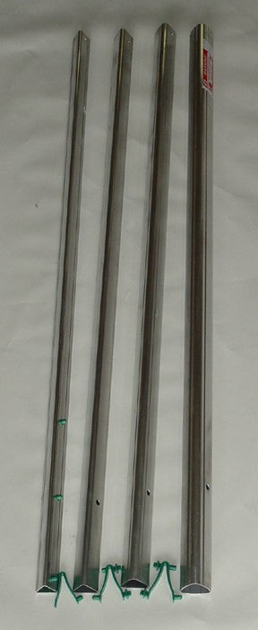 S&K 15' Telescoping Aluminum Pole & Ground Socket