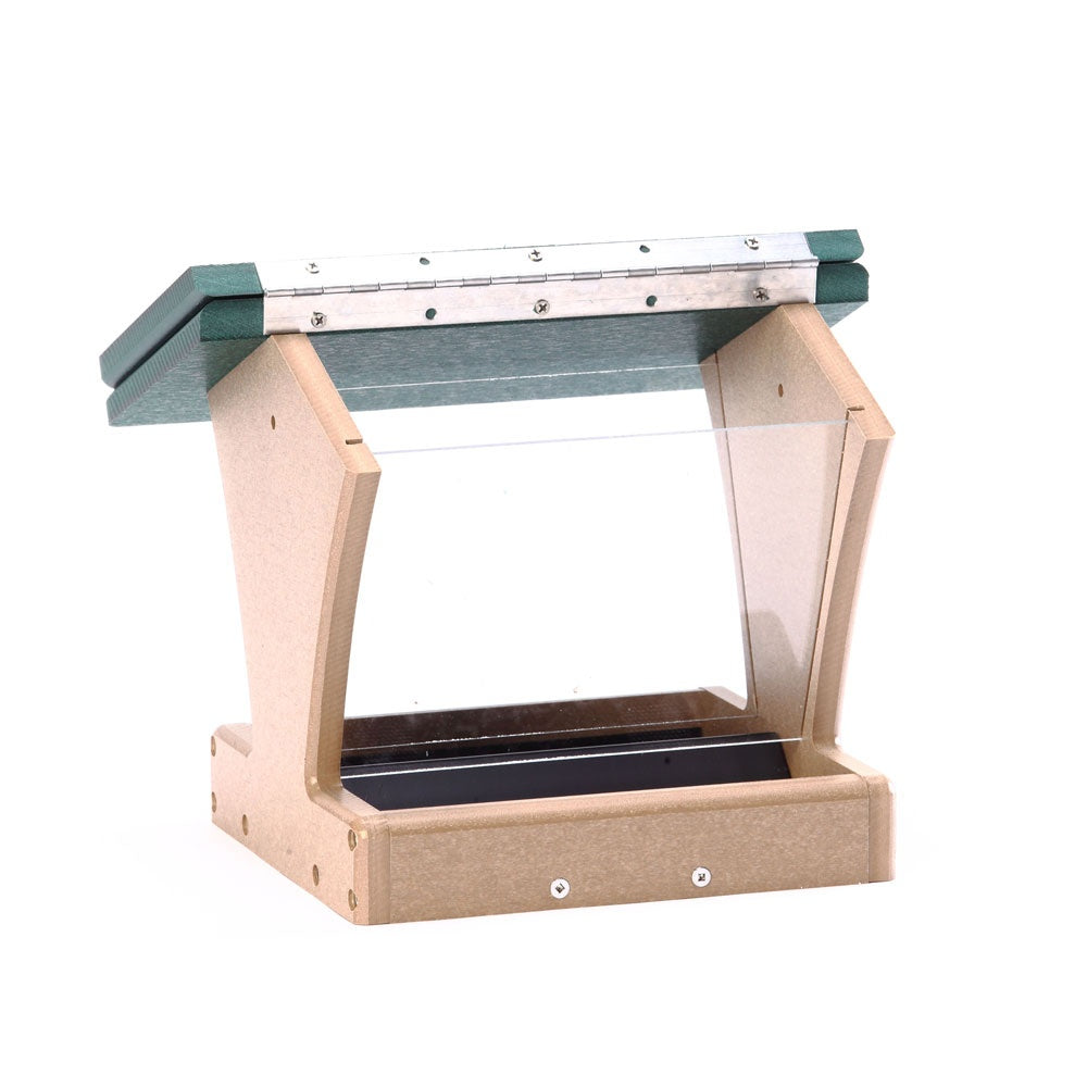 Birds Choice Recycled 4 Quart 2-Sided Hopper Feeder